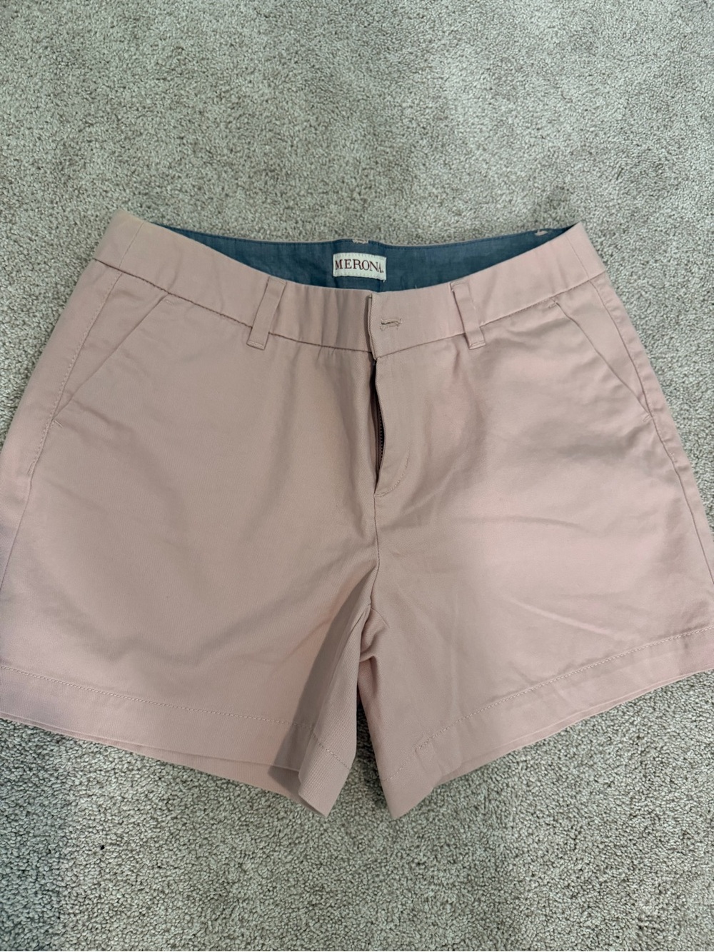 Merona Blush Pink Chino Bermuda Shorts